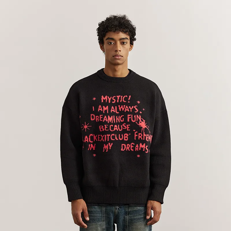 BLACK OF EXIT Sweaters Unisex-7