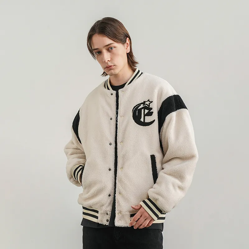 BLACK OF EXIT Velvet Jackets Unisex Apricot-3