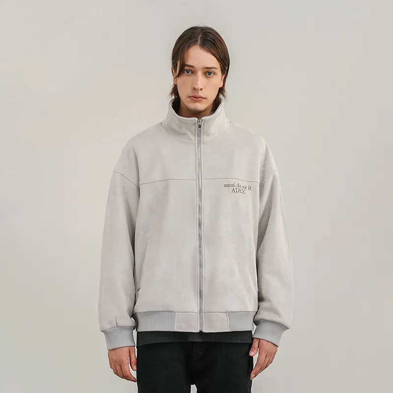 BLACK OF EXIT Jackets Unisex Light Grey, Padded-3