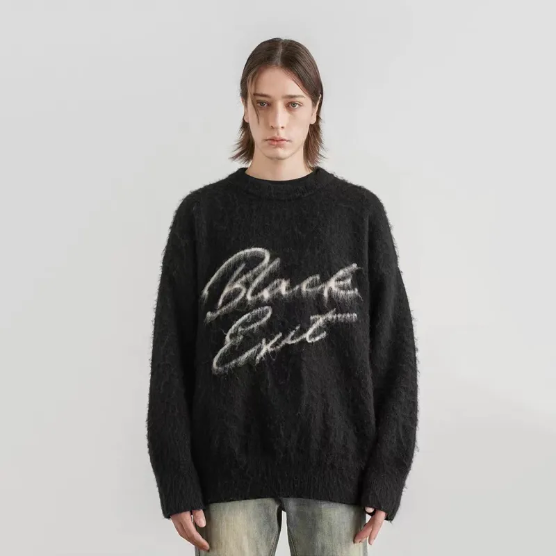 BLACK OF EXIT Sweaters Unisex-2