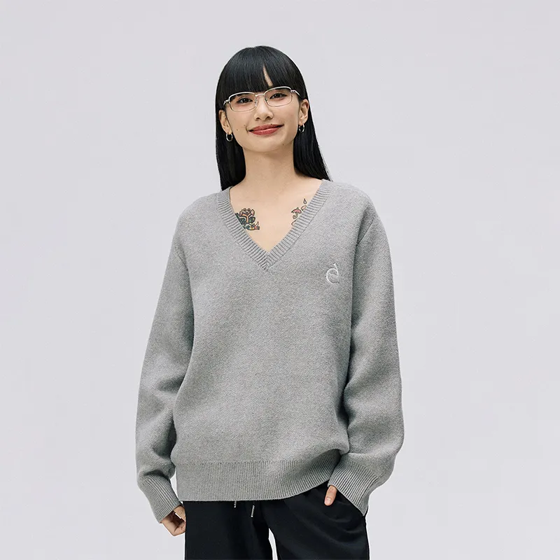BLACK OF EXIT Knitwear Unisex Gray-4