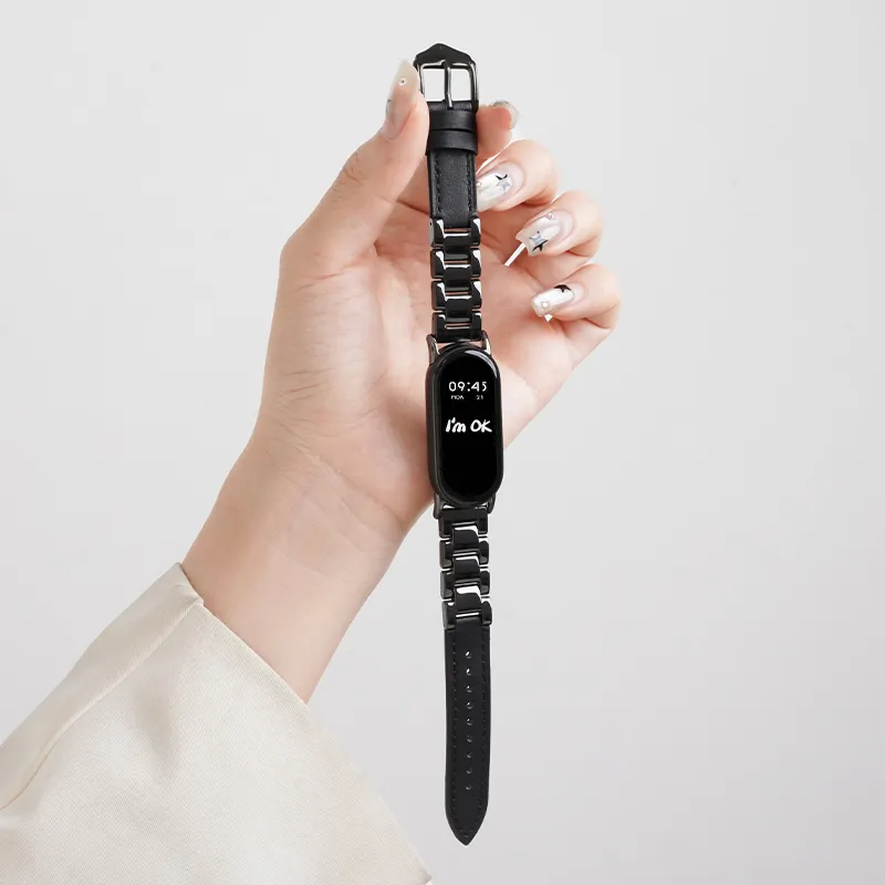 Akkerds Xiaomi Compatibility Watch Band Genuine Leather Material-12