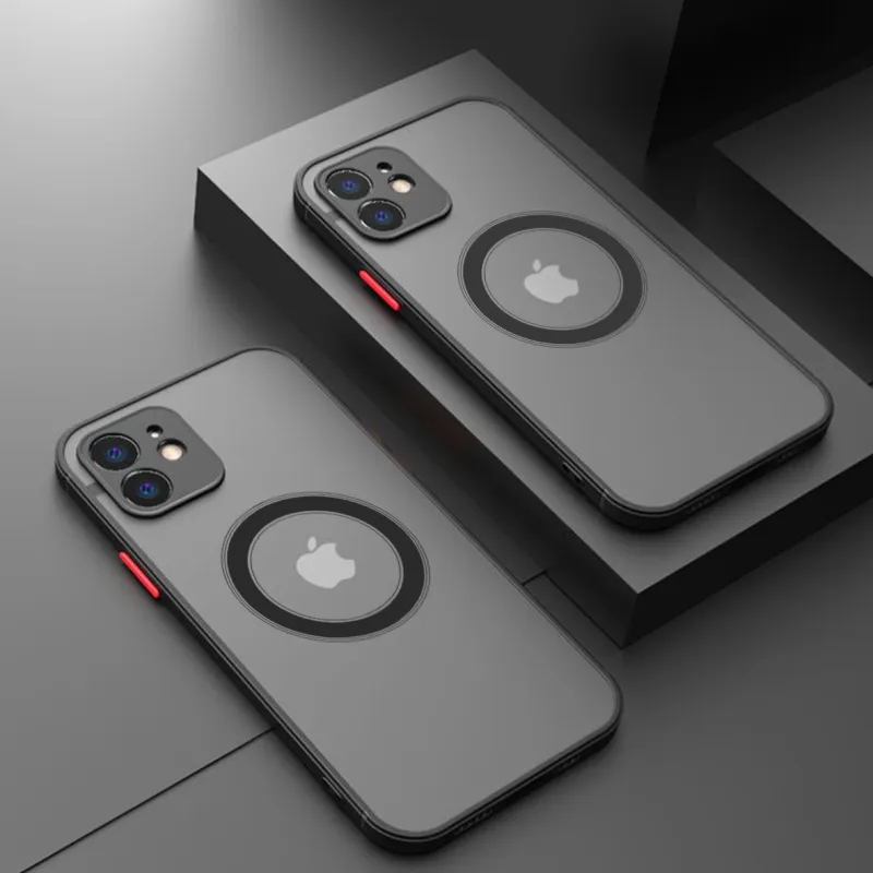 Akkerds TPU Material Strong Magnetic Fully Enclosed Skin-Feel Phone Case Apply To Apple Business Formal-1