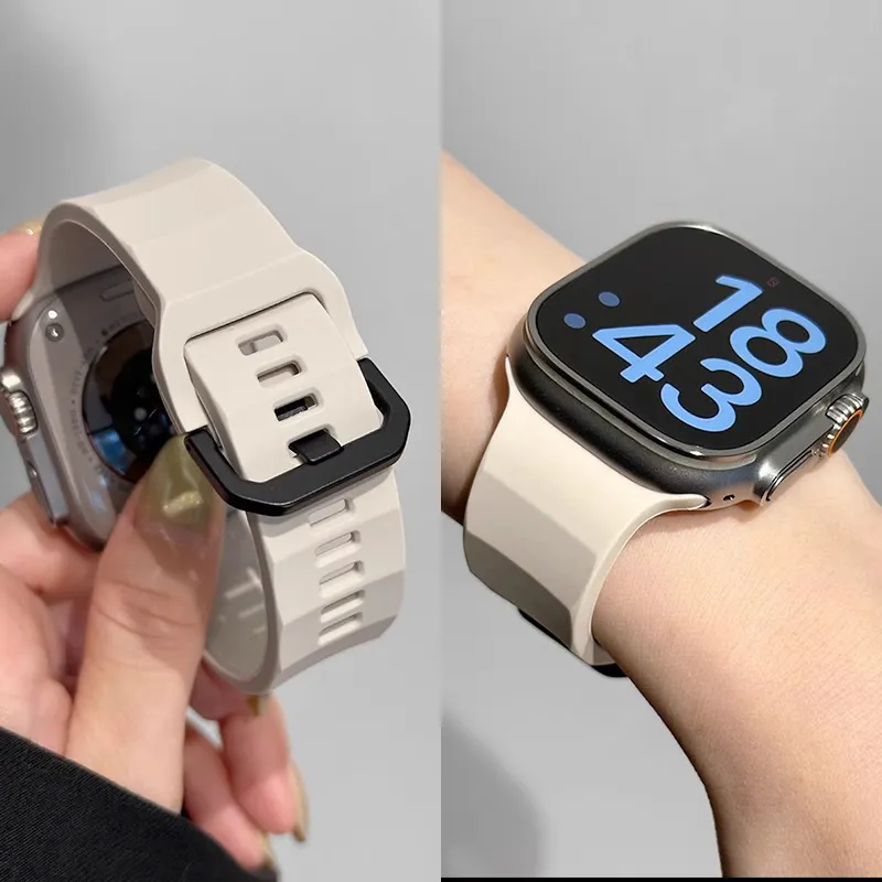 Akkerds Watch Band Apple Compatibility 210mm Silicone Material-1
