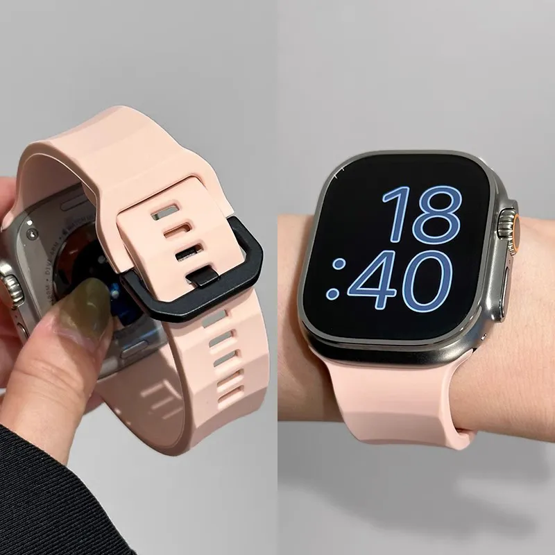 Akkerds Watch Band Apple Compatibility 210mm Silicone Material-5