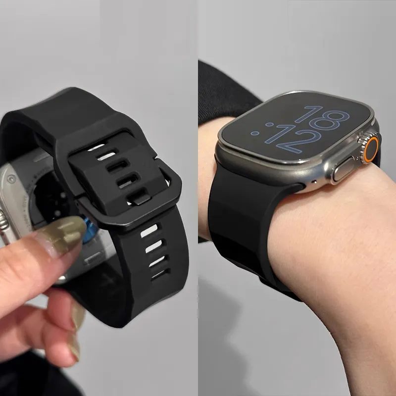 Akkerds Watch Band Apple Compatibility 210mm Silicone Material-3