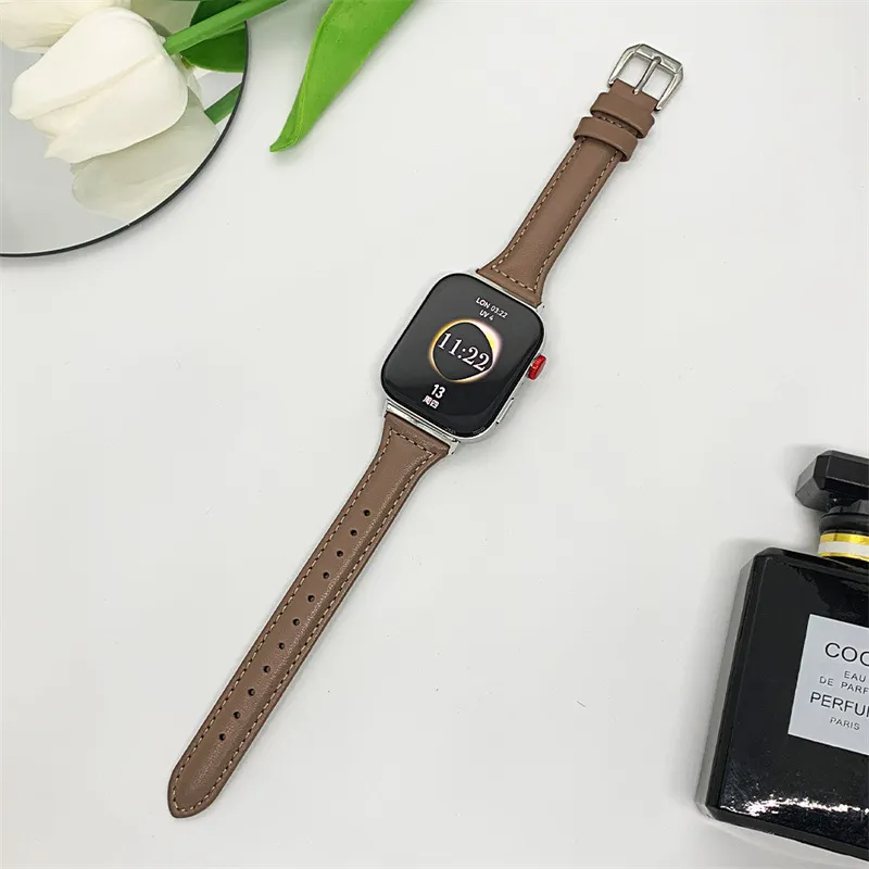 Akkerds Huawei Compatibility Watch Band Genuine Leather Material-9