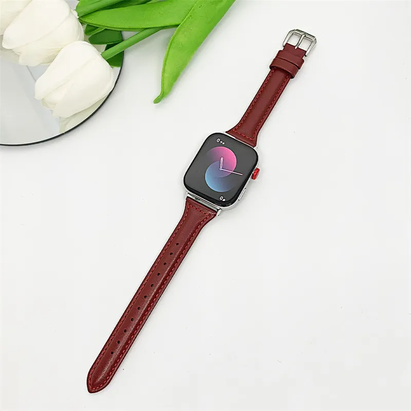Akkerds Huawei Compatibility Watch Band Genuine Leather Material-7