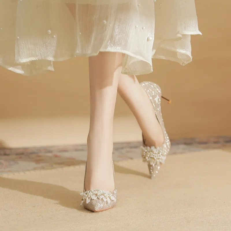 Ainer-cat Slim Heel High Heels 6cm Women's-3