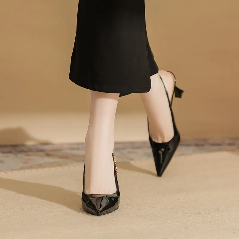 Ainer-cat Slim Heel High Heels 7.5cm Women's-3