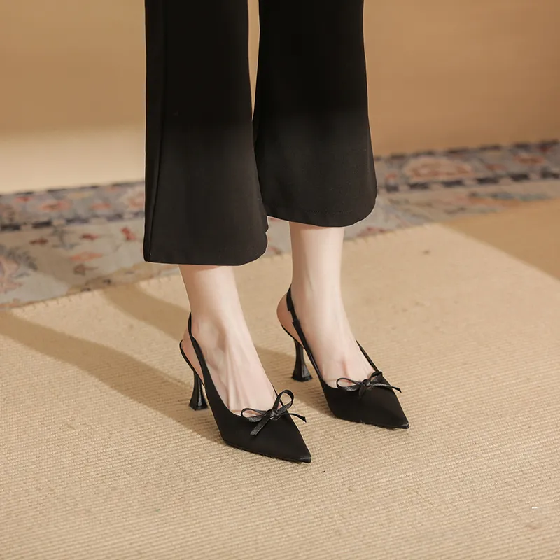 Ainer-cat Flared Heel High Heels 7.5cm Women's-3