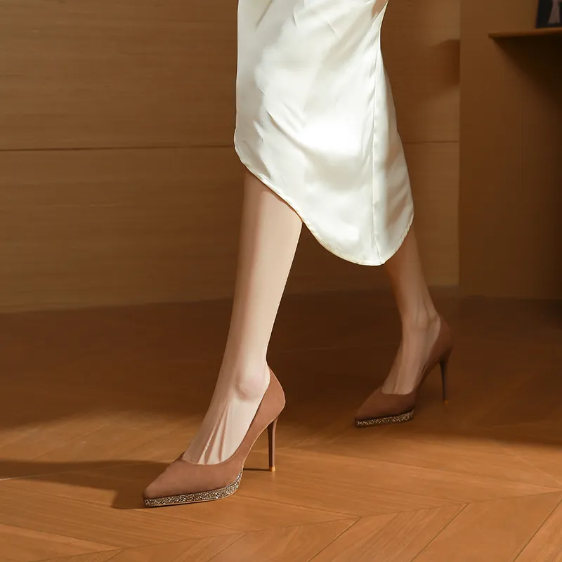 Ainer-cat Slim Heel High Heels 10cm Women's-10