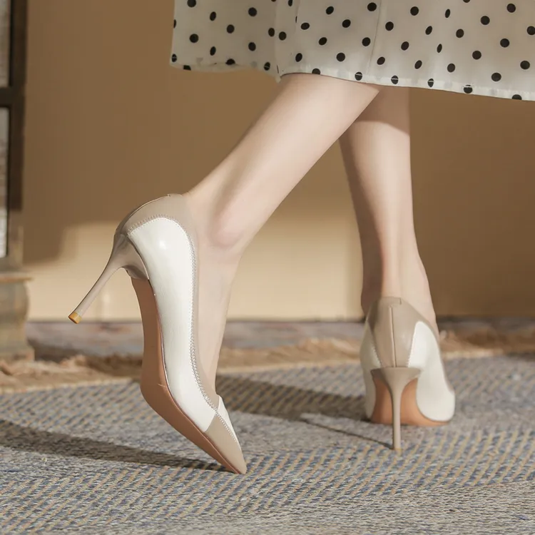 Ainer-cat Slim Heel High Heels Women's-5