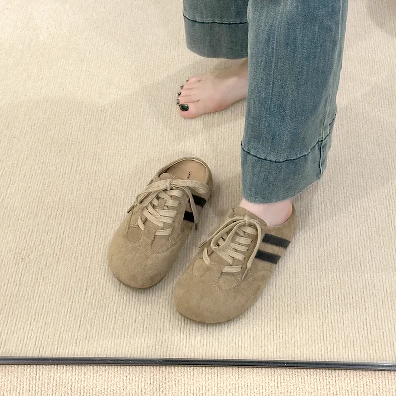 Boldi Kuki Slip Resistant Closed Toe Slippers Women's Apricot-1