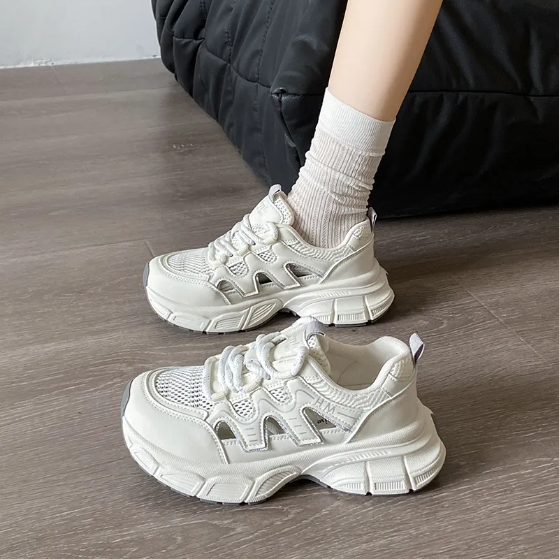 Boldi Kuki Coverage Breathable Low Top Chunky Sneakers Women's-5