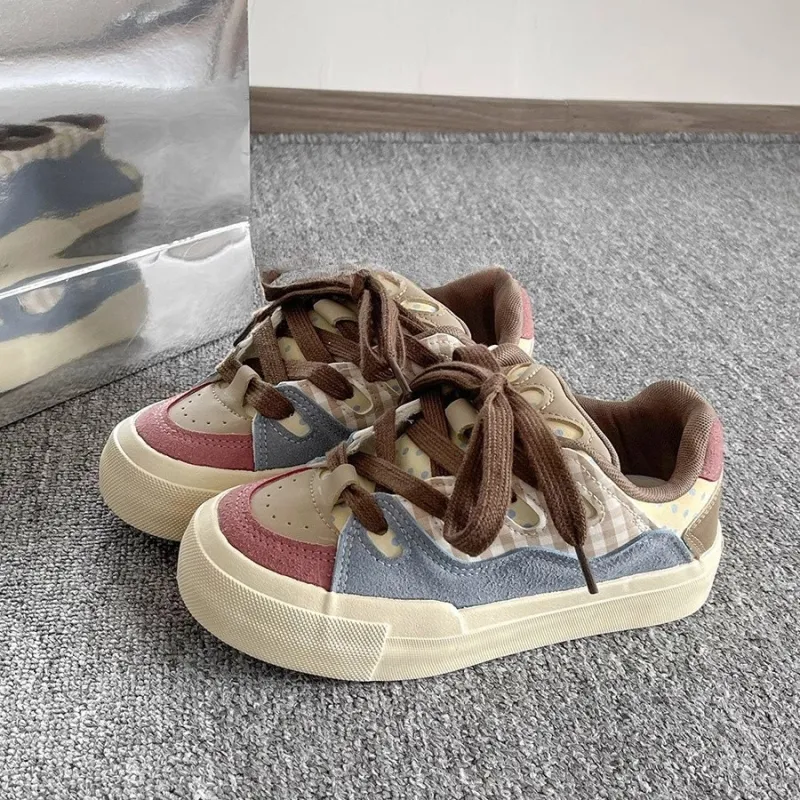 Boldi Kuki Anti Slip Wear Resistant Low Top Skateboard Shoes Women's Shopping Bag-1