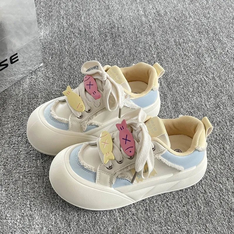 Boldi Kuki Coverage Height Increase Low Top Skateboard Shoes Women's Shopping Bag-5