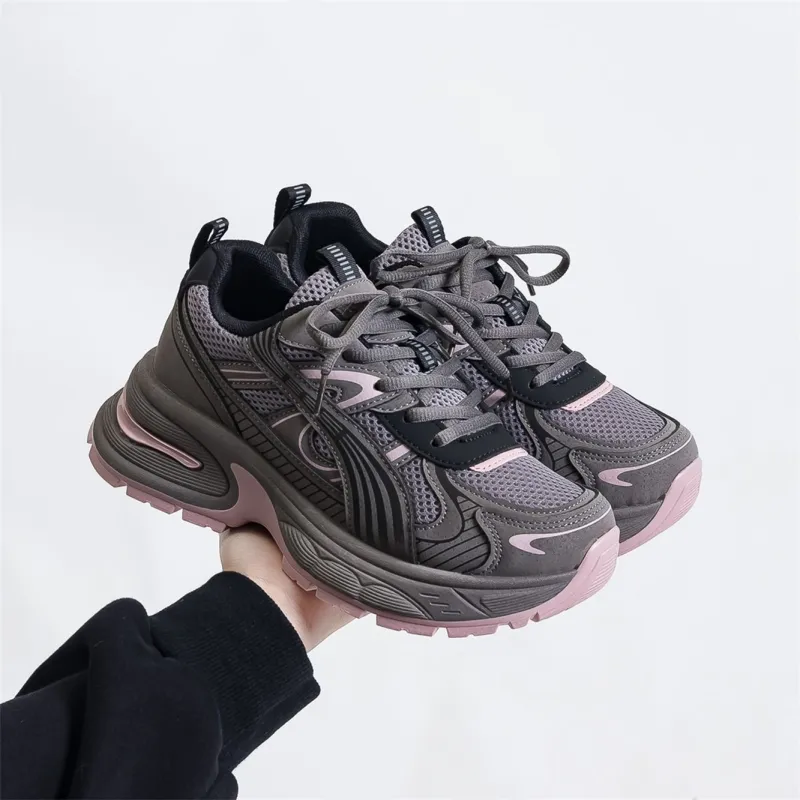 Boldi Kuki Slip Resistant Height Increasing Low Top Chunky Sneakers Women's-1