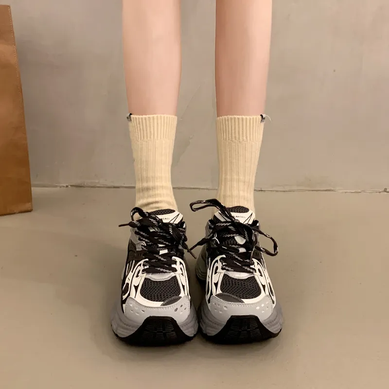 Boldi Kuki Anti Slip Wear Resistant Low Top Chunky Sneakers Women's-8