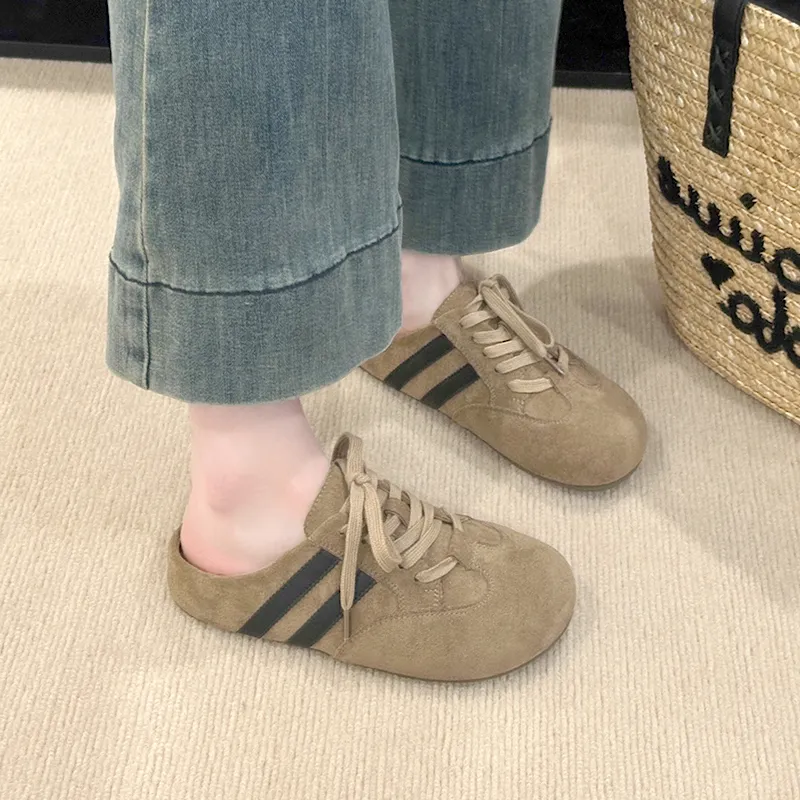 Boldi Kuki Slip Resistant Closed Toe Slippers Women's Apricot-2