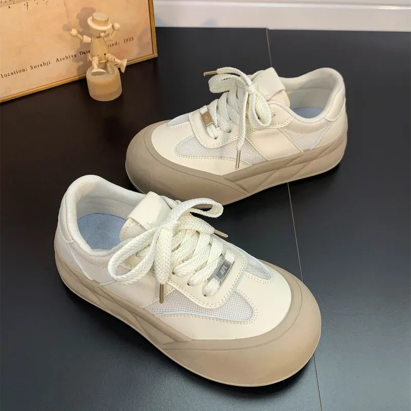 Boldi Kuki Coverage Slip Resistant And Abrasion Resistant Low Top Skateboard Shoes Women's Khaki Shopping Bag-1