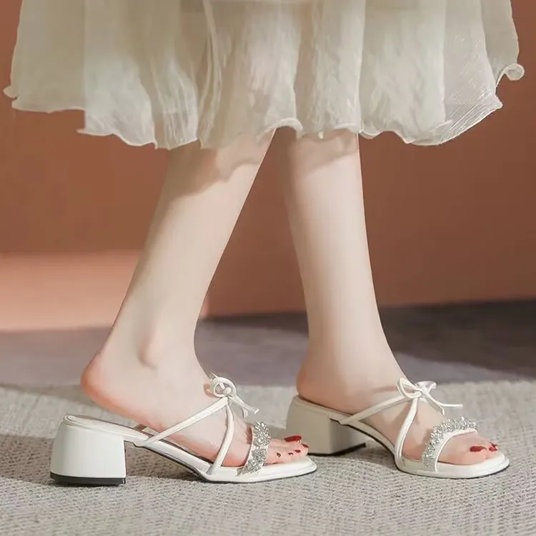 Boldi Kuki One Strap Sandals Low Heel Women's-2