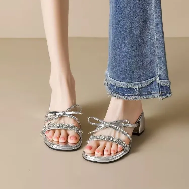 Boldi Kuki One Strap Sandals Low Heel Women's-4