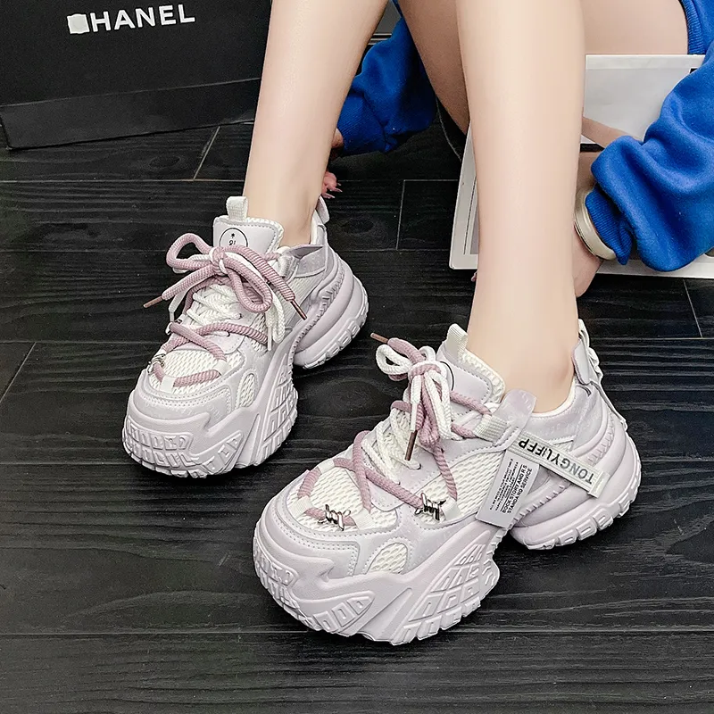 Boldi Kuki Slip Resistant Low Top Chunky Sneakers Women's-14