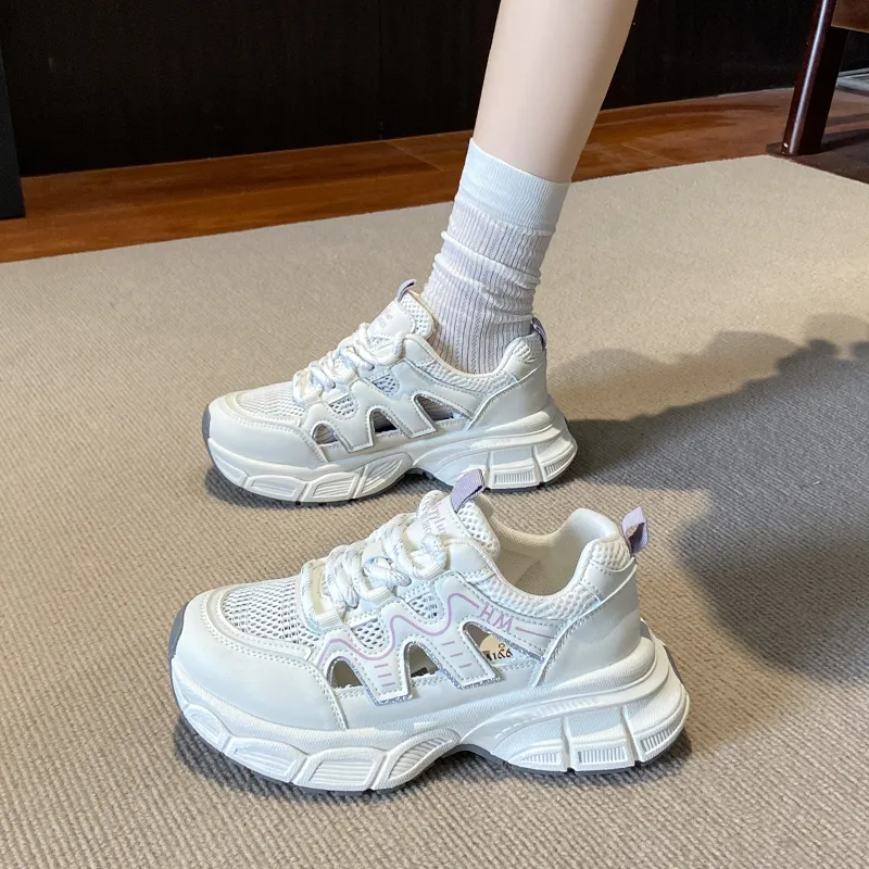 Boldi Kuki Coverage Breathable Low Top Chunky Sneakers Women's-8