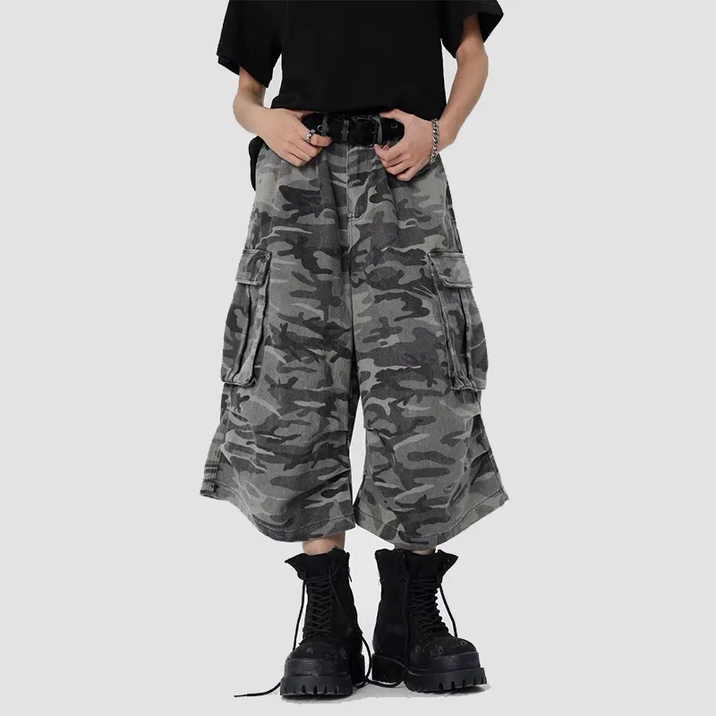 STRUCKCOOL Cargo Shorts Unisex Camouflage-4