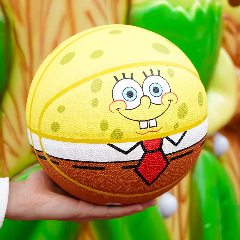 Kuangmi SpongeBob SquarePants Collection PU Basketball Size 7/6 Size Training-10