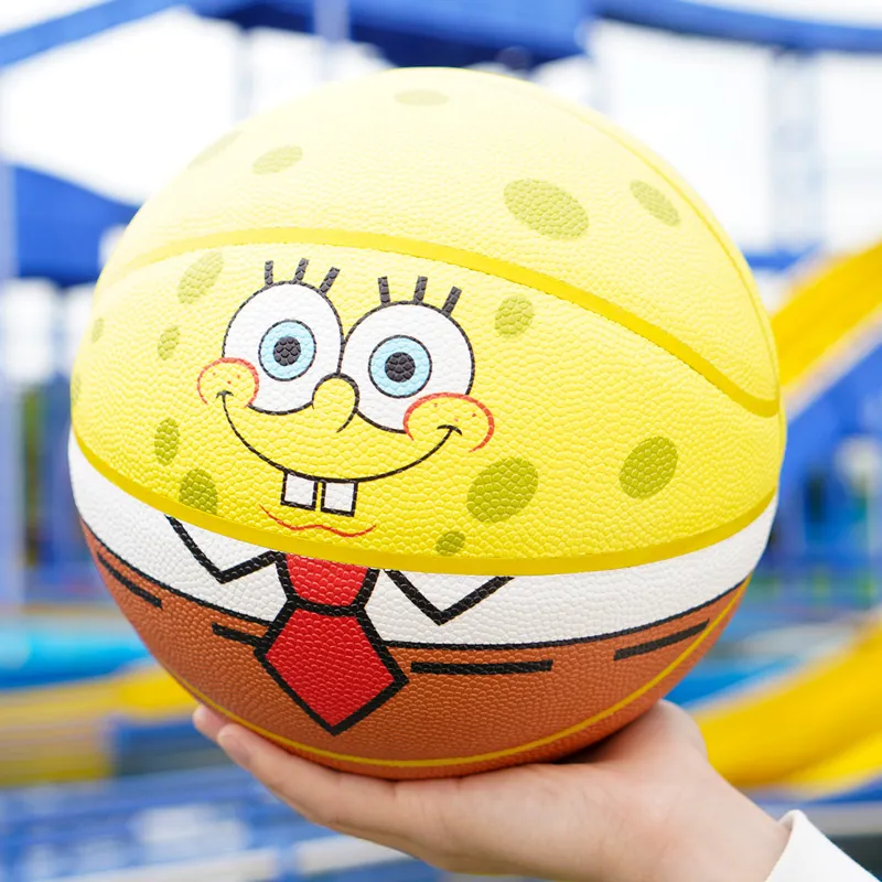 Kuangmi SpongeBob SquarePants Collection PU Basketball Size 7/6 Size Training-7