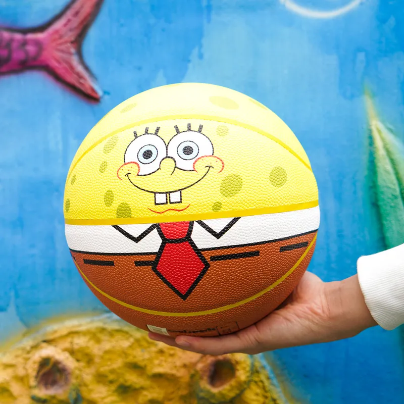 Kuangmi SpongeBob SquarePants Collection PU Basketball Size 7/6 Size Training-8