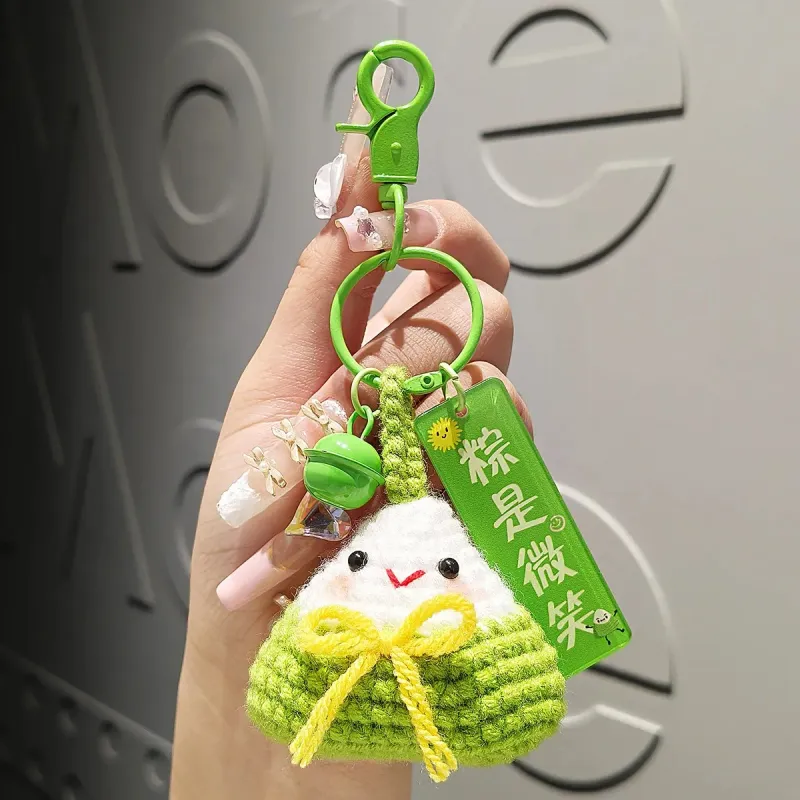 QIONGRUIGE QR Plush Fabric Pendants Unisex-14