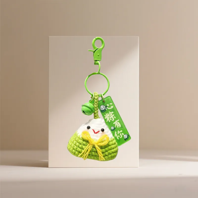QIONGRUIGE QR Plush Fabric Pendants Unisex-2