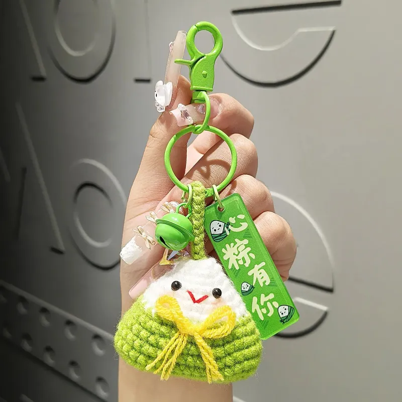 QIONGRUIGE QR Plush Fabric Pendants Unisex-1