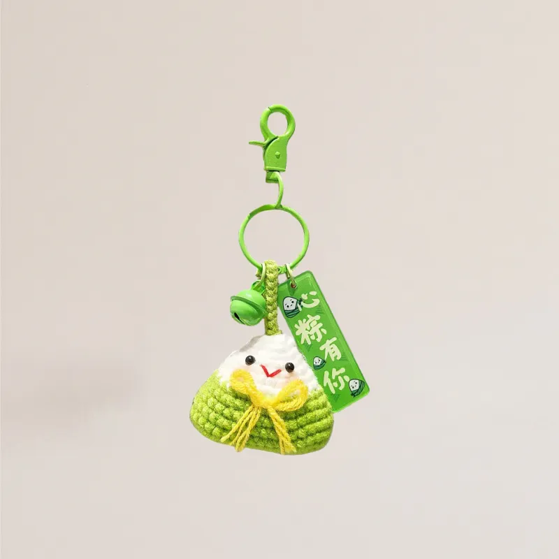 QIONGRUIGE QR Plush Fabric Pendants Unisex-3