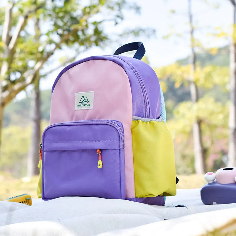 Jiang Qi Polyester Backpack Unisex Multicolor-3