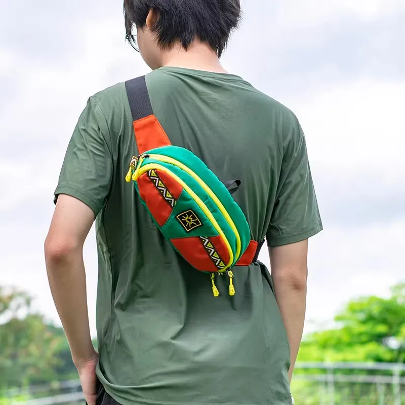 Jiang Qi Polyamide Fanny Pack Regular Unisex Multicolor-5