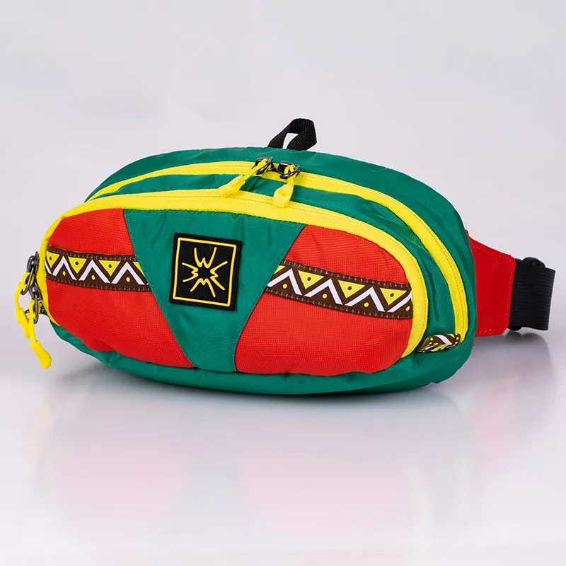 Jiang Qi Polyamide Fanny Pack Regular Unisex Multicolor-3