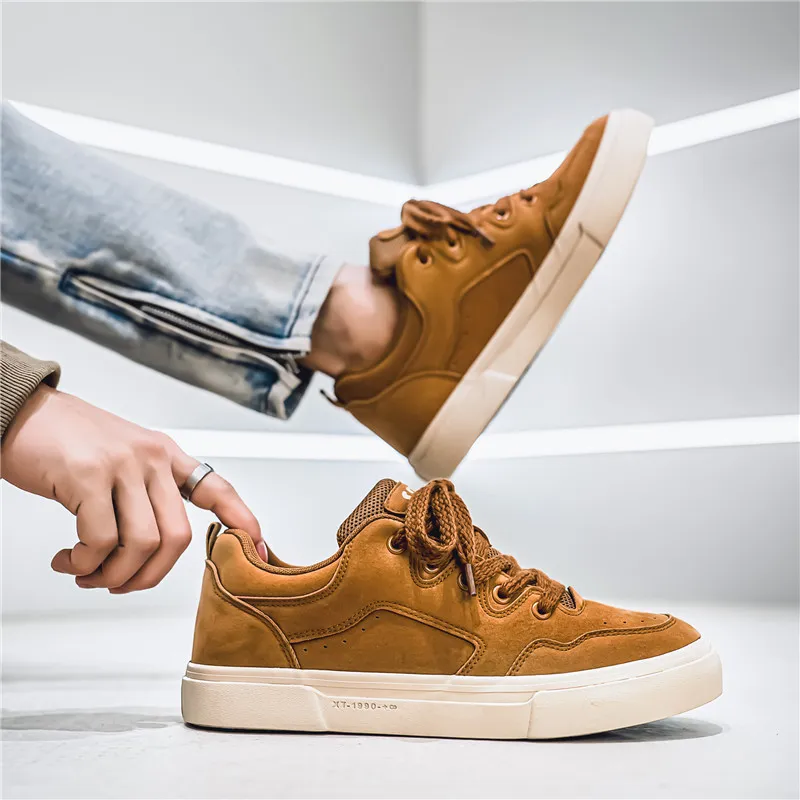 ADERSTAR Abrasion-Resistant Low-Top Skateboard Shoes Men's-13
