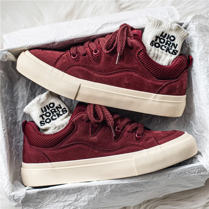 ADERSTAR Abrasion Resistant Low Top Skateboard Shoes Men's-2