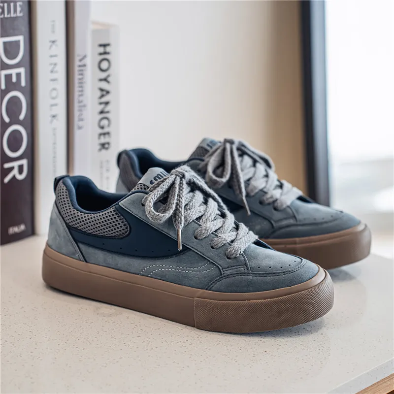 ADERSTAR Abrasion-Resistant Low-Top Skateboard Shoes Men's-9