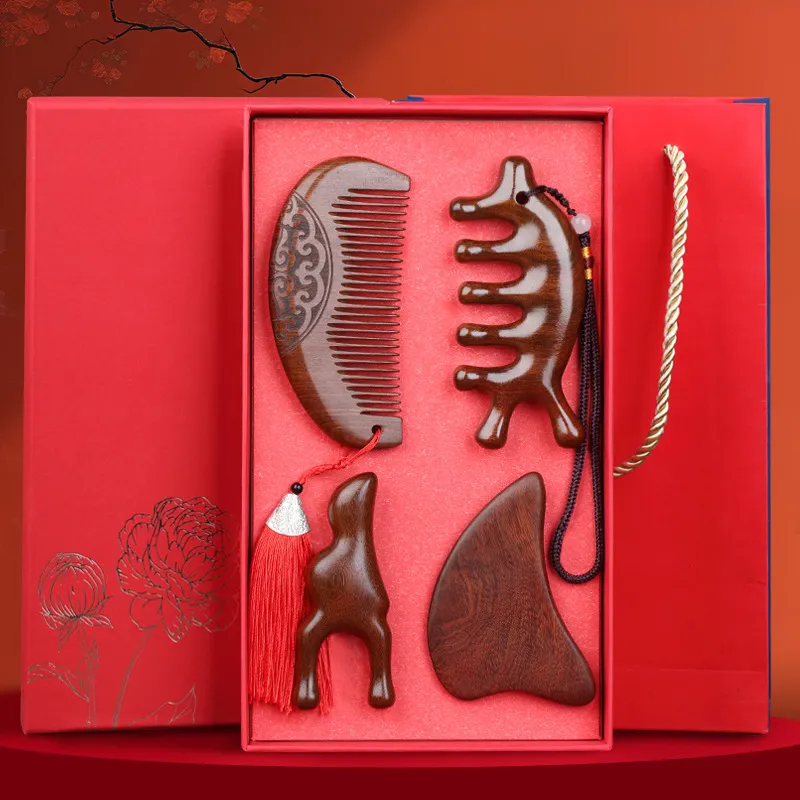 XIBI Massage Head Acupuncture Hairdressing Tools Straight Hair-7