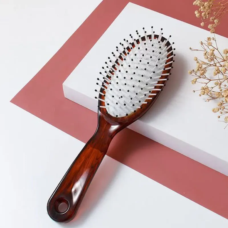 XIBI Amber Square Acupuncture Points Large Size Inflatable Pad Air Cushion Comb Massage Comb-5