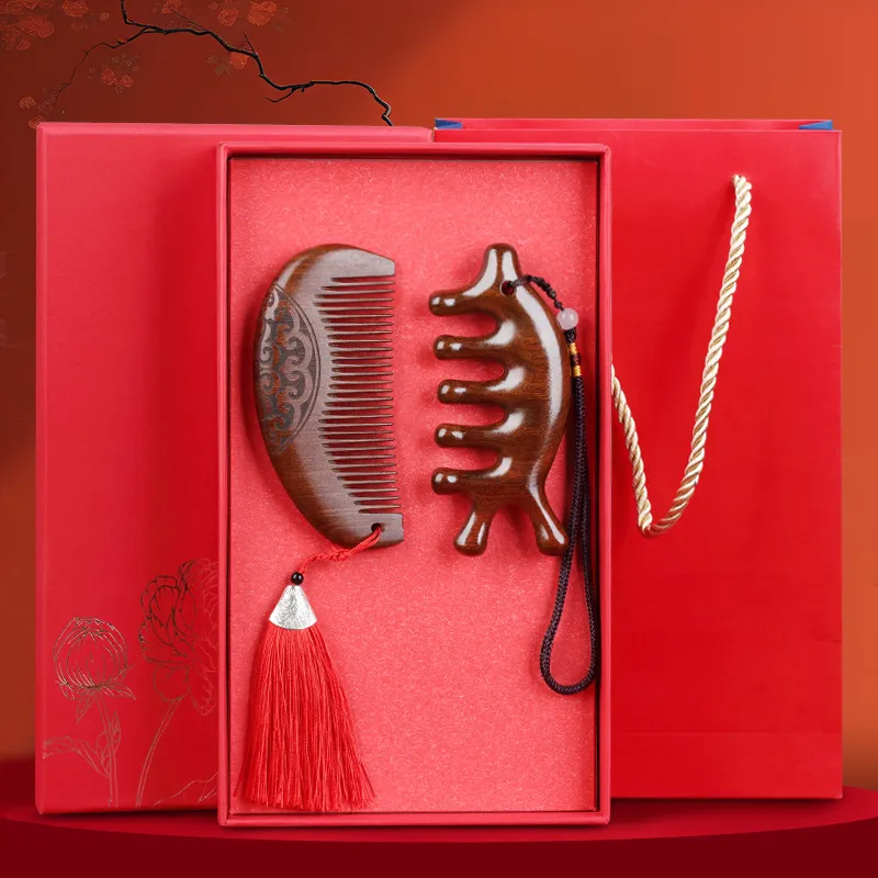 XIBI Massage Head Acupuncture Hairdressing Tools Straight Hair-1