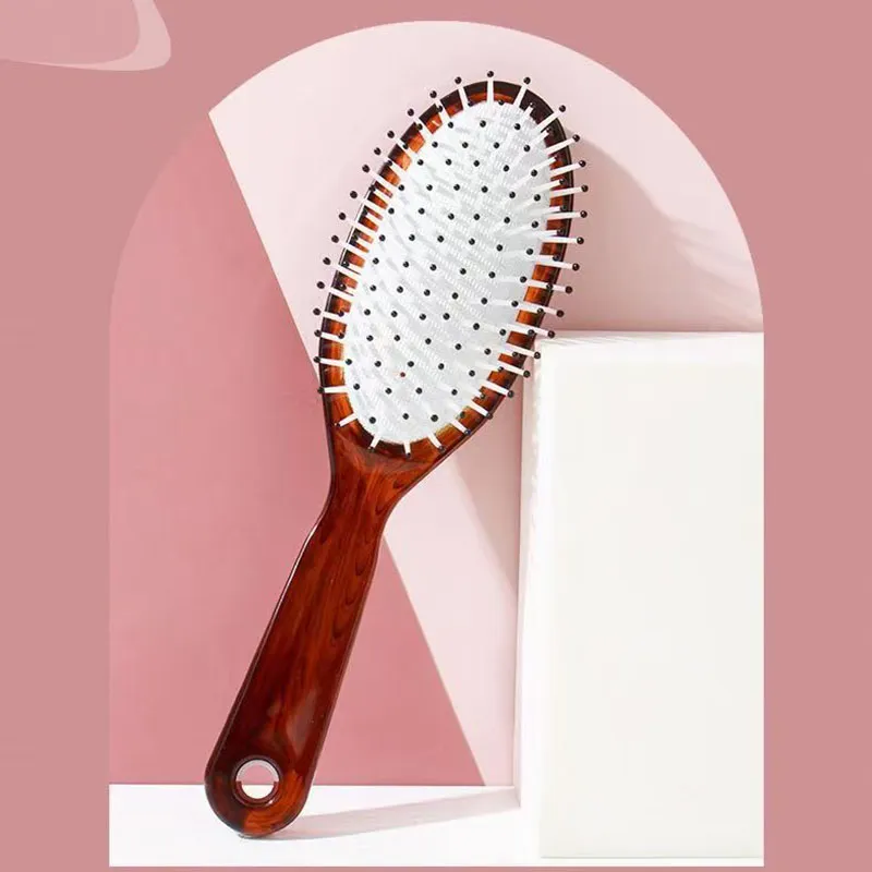 XIBI Amber Square Acupuncture Points Large Size Inflatable Pad Air Cushion Comb Massage Comb-4