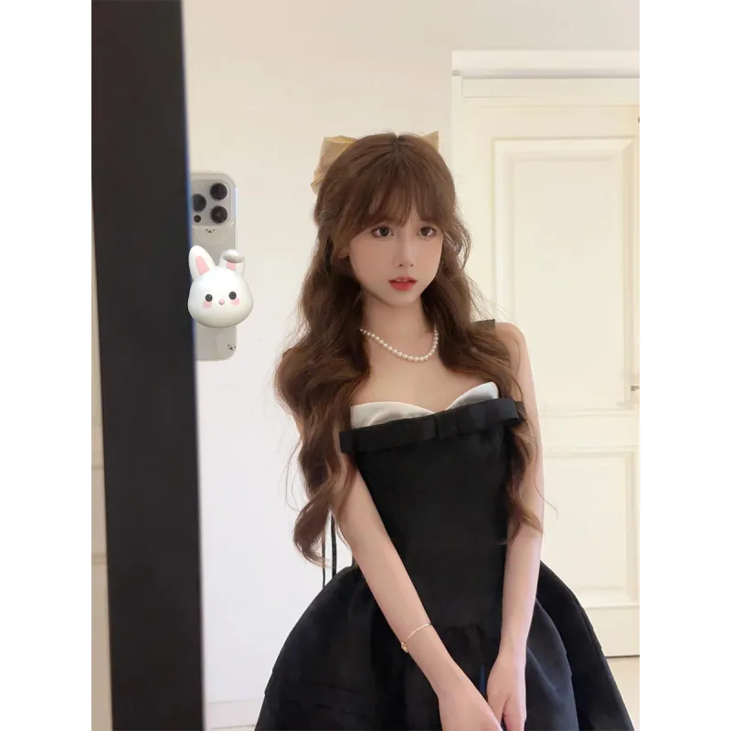 KUNZHUDAXIANG Fashion Slip Dress Women's Romantic Cherry Blossom Pink Shades-21