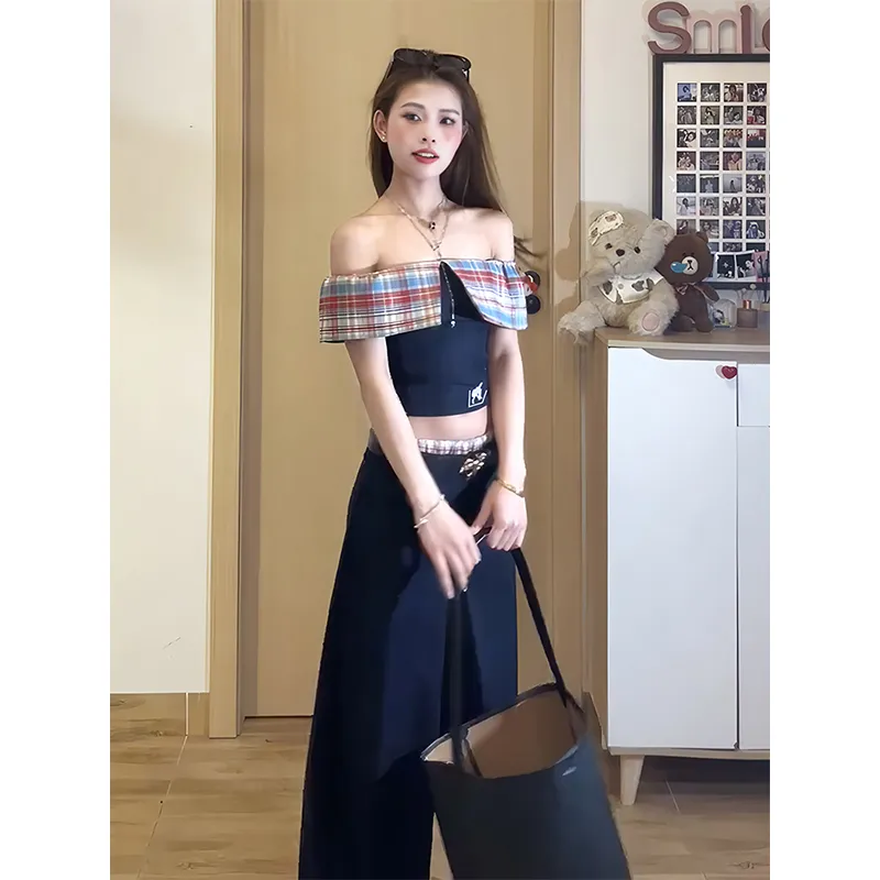 KUNZHUDAXIANG Skirt Set Women's-39