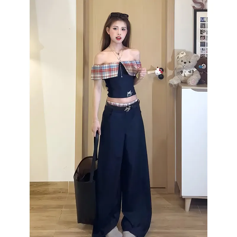 KUNZHUDAXIANG Skirt Set Women's-38